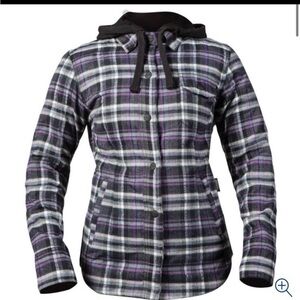 Women's Plaid Hooded Riding Jacket - Street & Steel